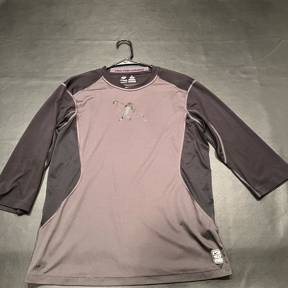 Nike pro combat 3/4 shirt